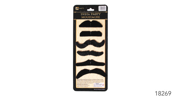 1920S MOUSTACHE SET OF 6